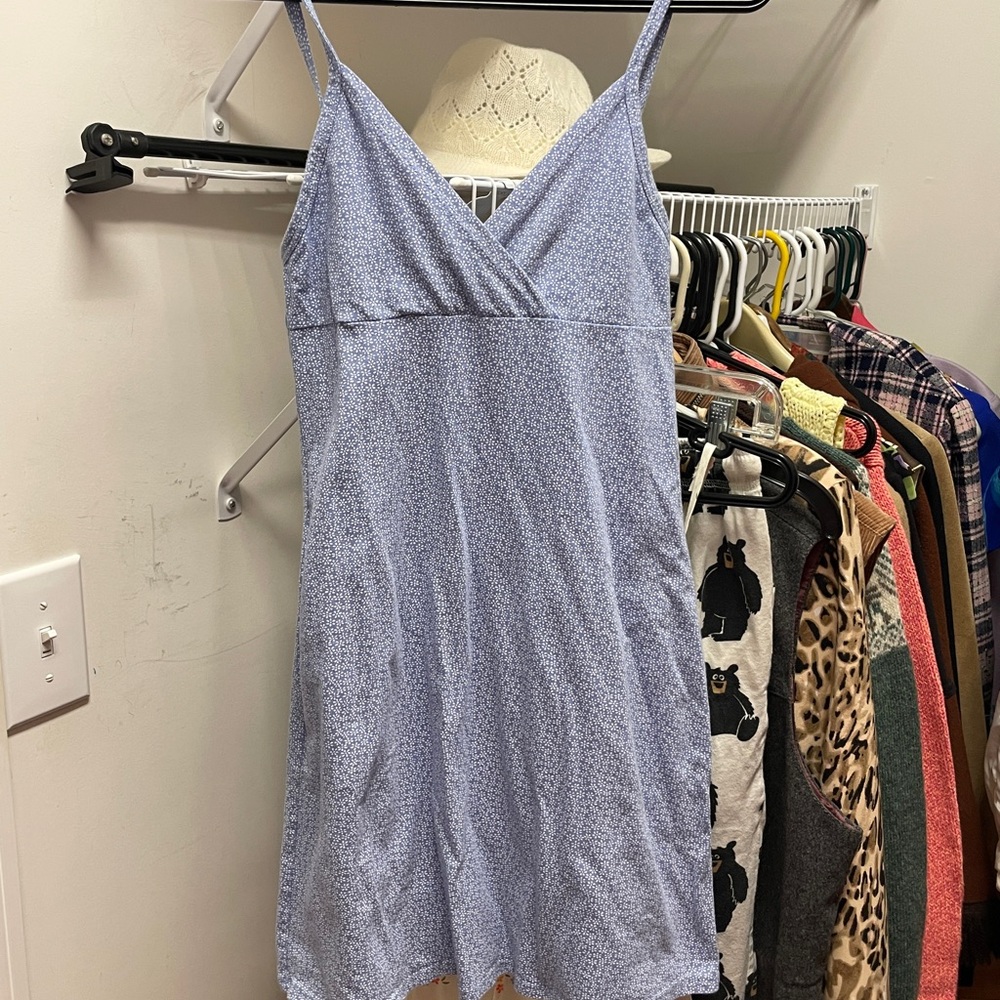 Brandy Melville Blue Spaghetti Strap Dress